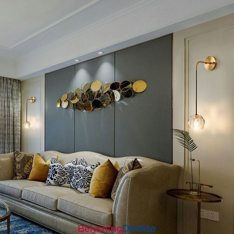 Moderne Vegglampe Kreativ Krystallvegglampe