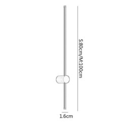 Moderne Lang Vegglampe Nattbordslampe Midtgang