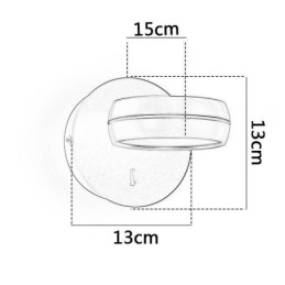 Svingbar Vegglampe Moderne Minimalistisk Vegglampe