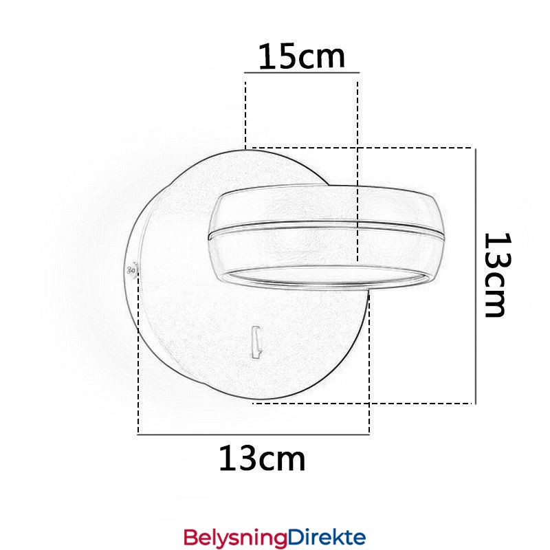 Svingbar Vegglampe Moderne Minimalistisk Vegglampe