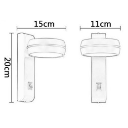Svingbar Vegglampe Moderne Minimalistisk Vegglampe
