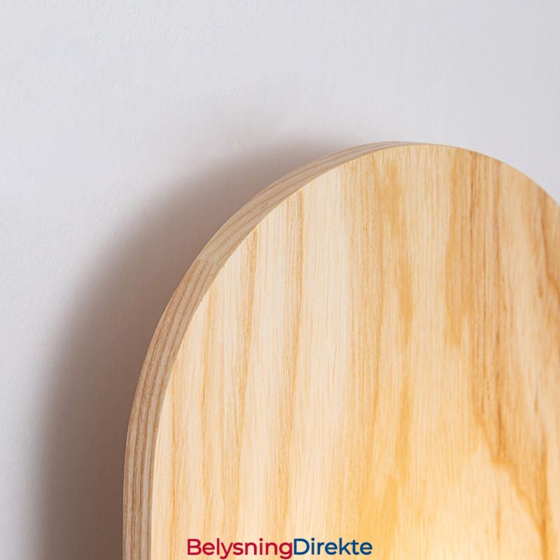 Dekorativ Vegglampe I Tre, Inngangsgang, Nordisk Nattbordslampe