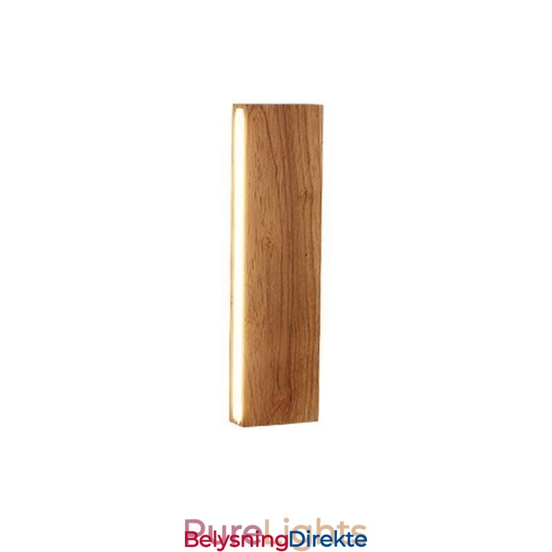 Moderne Vegglampe I Tre Til Inngangsgang, Nordisk Nattbordslampe