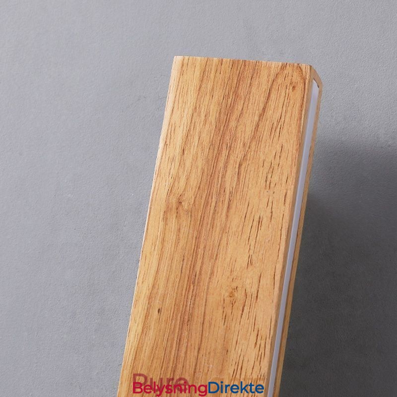 Moderne Vegglampe I Tre Til Inngangsgang, Nordisk Nattbordslampe