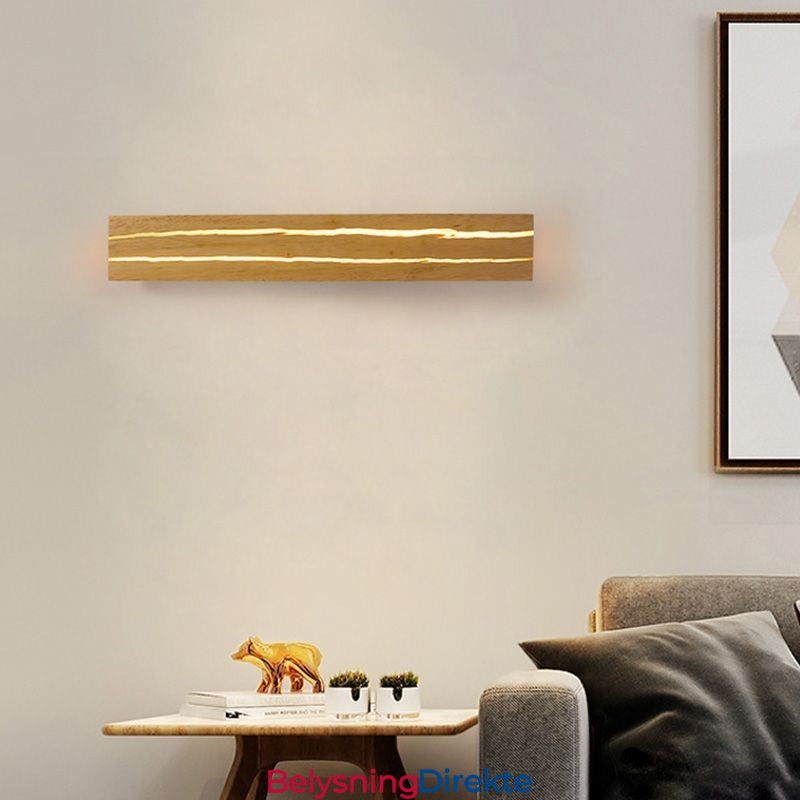 Moderne Trevegglampe Til Inngangsgang Nordisk Nattbordslampe