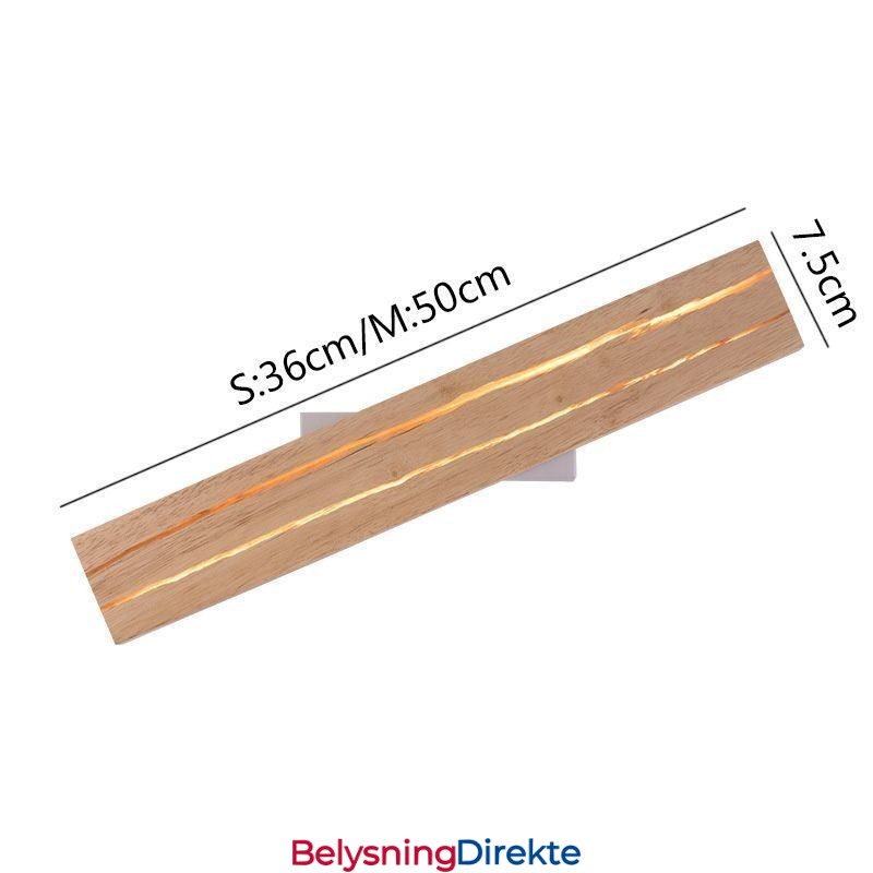 Moderne Trevegglampe Til Inngangsgang Nordisk Nattbordslampe