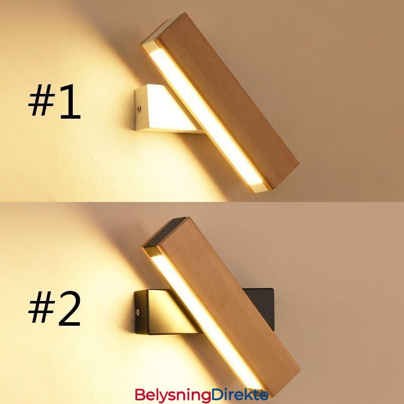 Europeisk Heltre Vegglampe Nattbordslampe Moderne Simplicity-Lamper