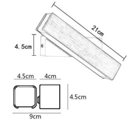 Europeisk Heltre Vegglampe Nattbordslampe Moderne Simplicity-Lamper