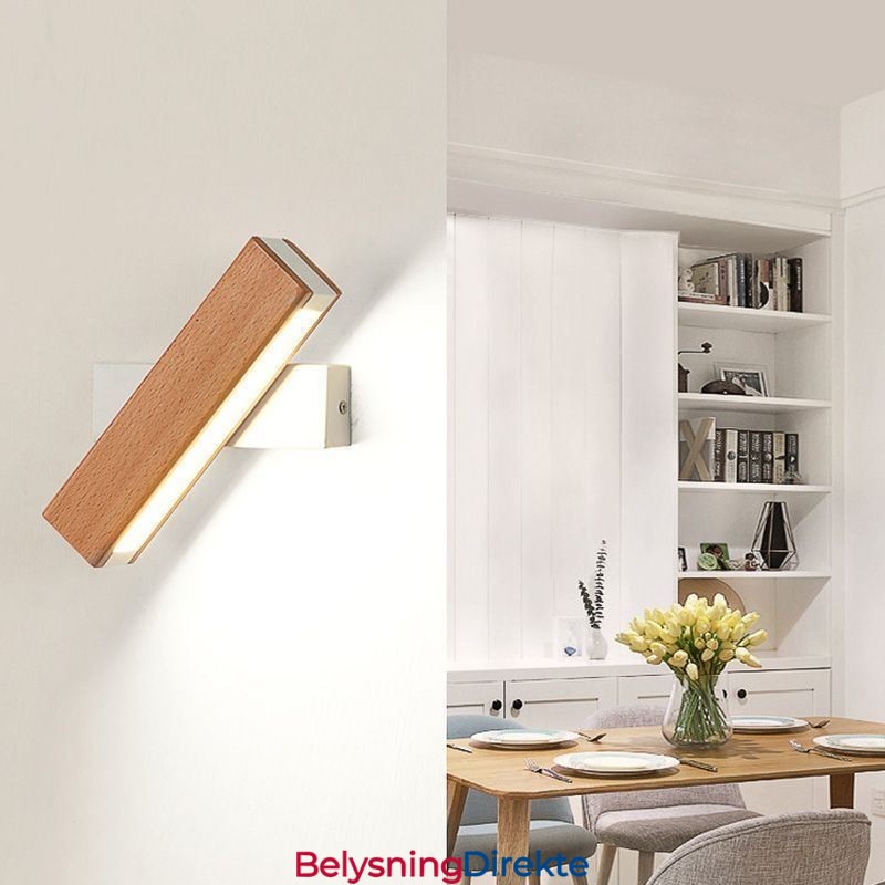 Europeisk Heltre Vegglampe Nattbordslampe Moderne Simplicity-Lamper