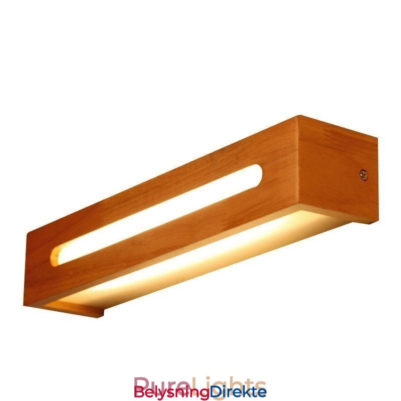 Moderne Vegglampe I Tre, Inngangsgang, Nordisk Nattbordslampe