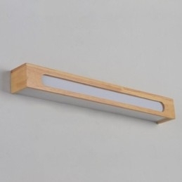 Moderne Vegglampe I Tre, Inngangsgang, Nordisk Nattbordslampe