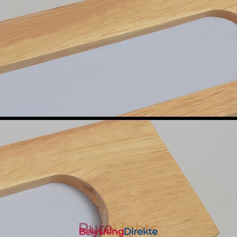 Moderne Vegglampe I Tre, Inngangsgang, Nordisk Nattbordslampe