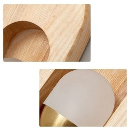 Japansk Dekorasjonsvegglampe I Tre, Inngangsgang