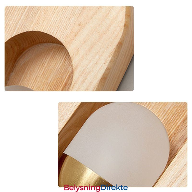 Japansk Dekorasjonsvegglampe I Tre, Inngangsgang