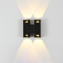 Vanntett Vegglampe Moderne Aluminium Utenpåliggende Hagelampe For Veranda