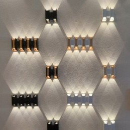 Vanntett Vegglampe Moderne Aluminium Utenpåliggende Hagelampe For Veranda