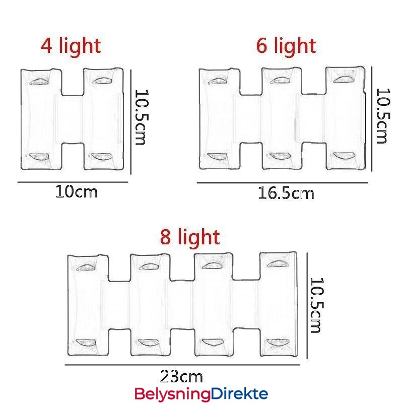 Vanntett Vegglampe Moderne Aluminium Utenpåliggende Hagelampe For Veranda