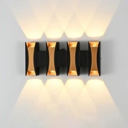 Vanntett Vegglampe Moderne Aluminium Utenpåliggende Hagelampe For Veranda