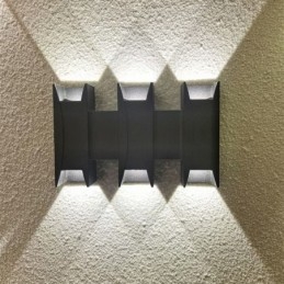 Vanntett Vegglampe Moderne Aluminium Utenpåliggende Hagelampe For Veranda