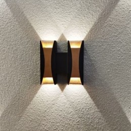 Vanntett Vegglampe Moderne Aluminium Utenpåliggende Hagelampe For Veranda