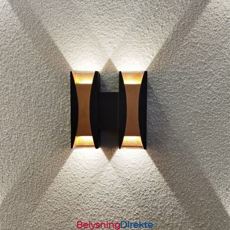 Vanntett Vegglampe Moderne Aluminium Utenpåliggende Hagelampe For Veranda