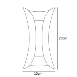 Moderne Vegglampe Vanntett Vegglampe Gårdsplass Balkong Korridor