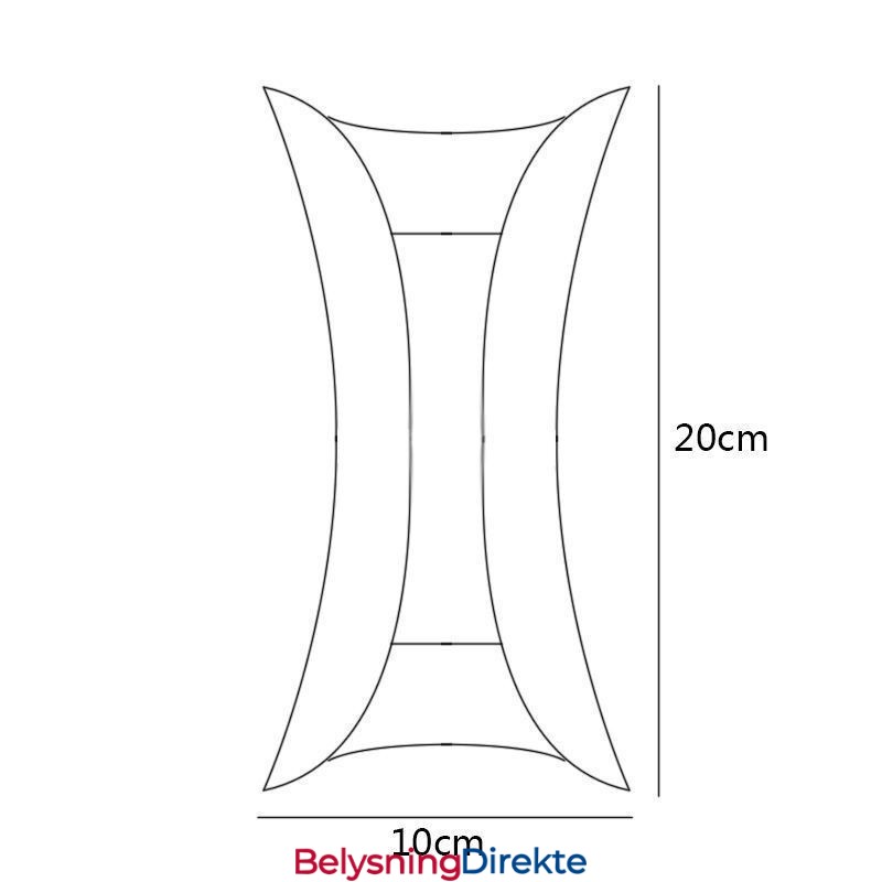 Moderne Vegglampe Vanntett Vegglampe Gårdsplass Balkong Korridor