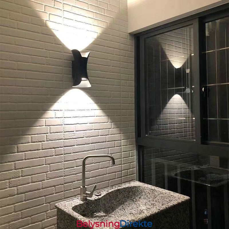 Moderne Vegglampe Vanntett Vegglampe Gårdsplass Balkong Korridor