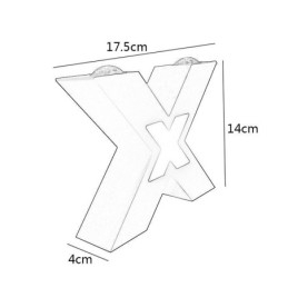 Art Deco Vegglampe Opp/Ned Innendørsbelysning Aluminium Vegglampe