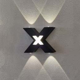 Art Deco Vegglampe Opp/Ned Innendørsbelysning Aluminium Vegglampe