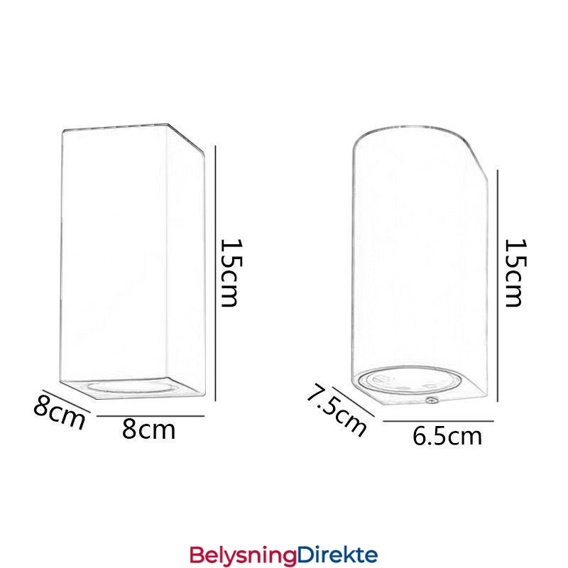 Vegglampe Moderne Enkel Aluminium Innendørs Kunstvegglampe
