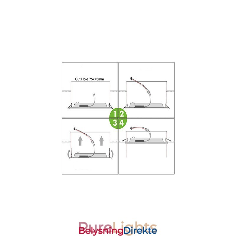 Moderne Samtidsmaleri Metall Innfelt