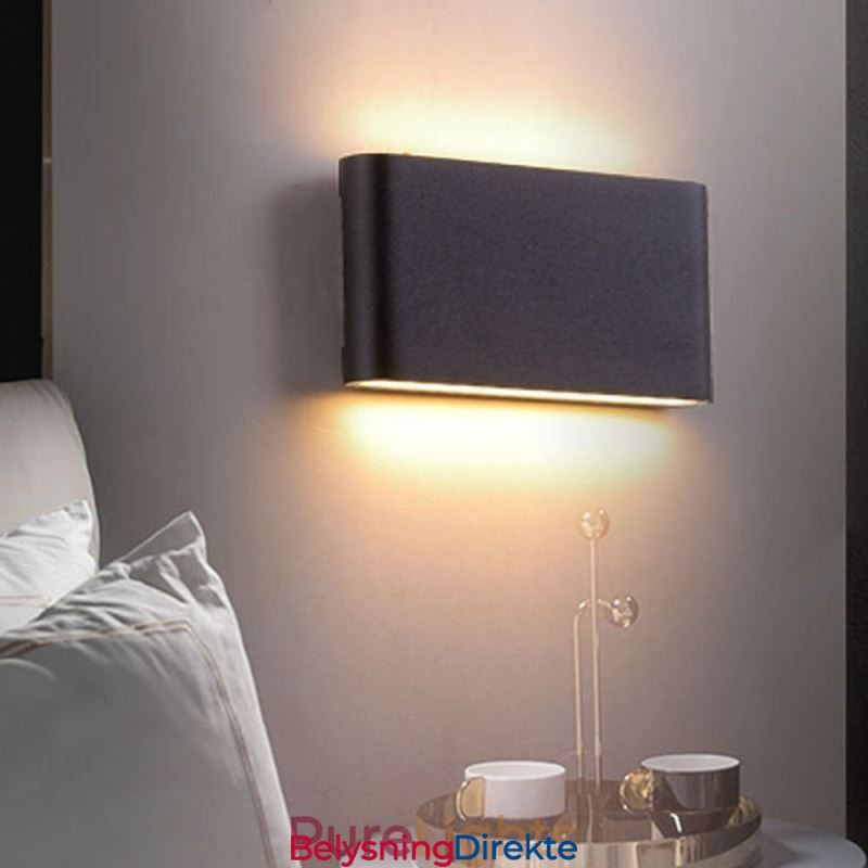 Vegglampe Vanntett Moderne Enkel Aluminium Innendørs Kunstvegglampe