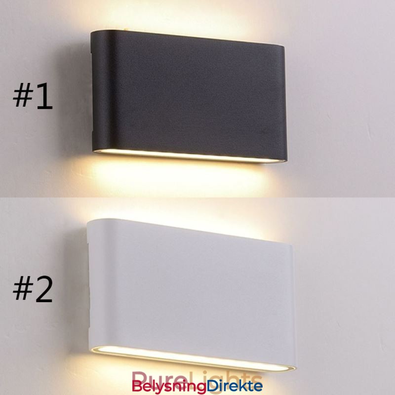 Vegglampe Vanntett Moderne Enkel Aluminium Innendørs Kunstvegglampe