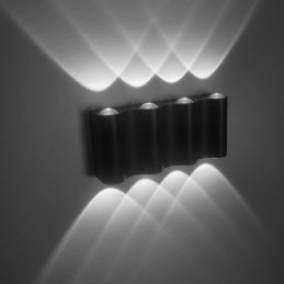 Vegglampe I Aluminium, Balkong, Utenpåliggende Verandalampe