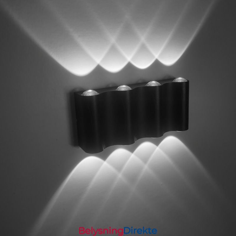 Vegglampe I Aluminium, Balkong, Utenpåliggende Verandalampe