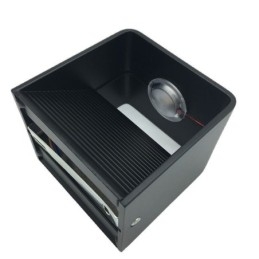 Vegglampe I Aluminium, Balkong, Utenpåliggende Kubeformet Verandalampe