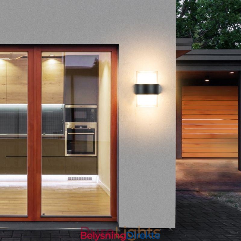 Akryl Minimalistisk Vegglampe Vanntett Vegglampe For Uteplass