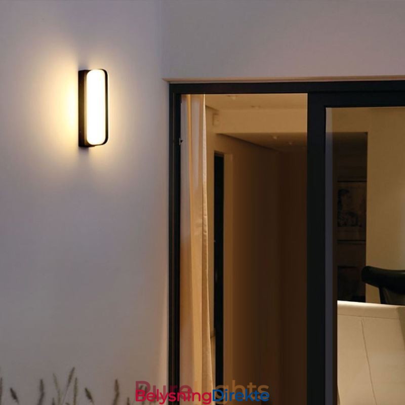 Vegglampe I Aluminium Vanntett Vegglampe Trappe Baderomskorridor