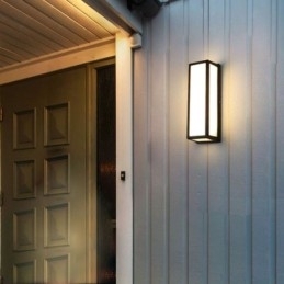 Rektangulær Vegglampe Moderne Vanntett Vegglampe For Villaveranda