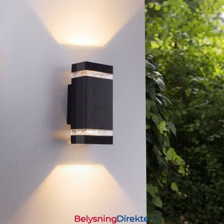 Enkle Aluminiumsvegglamper Vanntett Vegglampe Gårdsplass Veranda