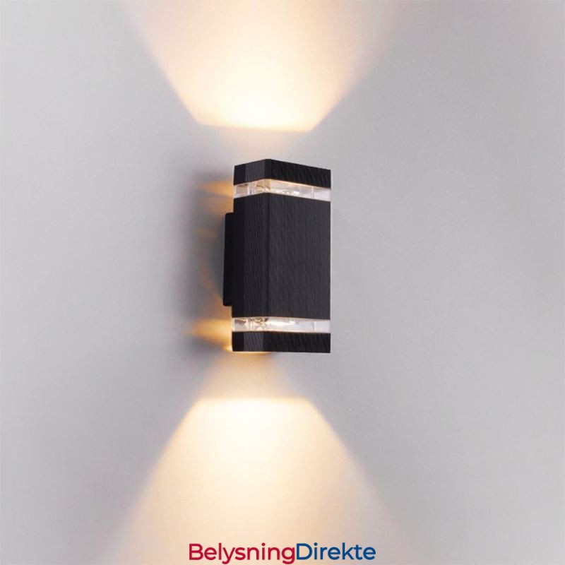 Enkle Aluminiumsvegglamper Vanntett Vegglampe Gårdsplass Veranda