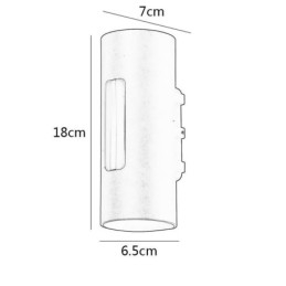 Vanntett Vegglampe I Aluminium Vegglampe I Gårdsplass