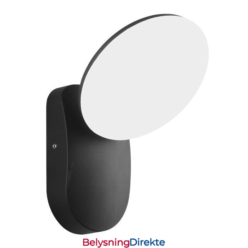 Moderne Minimalistisk Aluminiumslampe Hage Vanntett Halvmåne Vegglampe