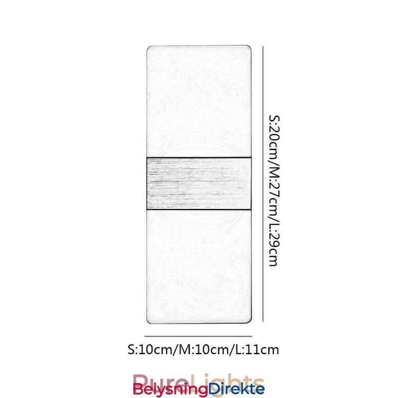 Minimalistiske Moderne Vegglamper Nattbord Midgang Trapper Kjøkken Leiligheter Lamper