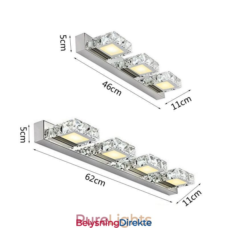 Vegglampe Baderomsspeil Vegglampe For Toalett Rustfritt Stål