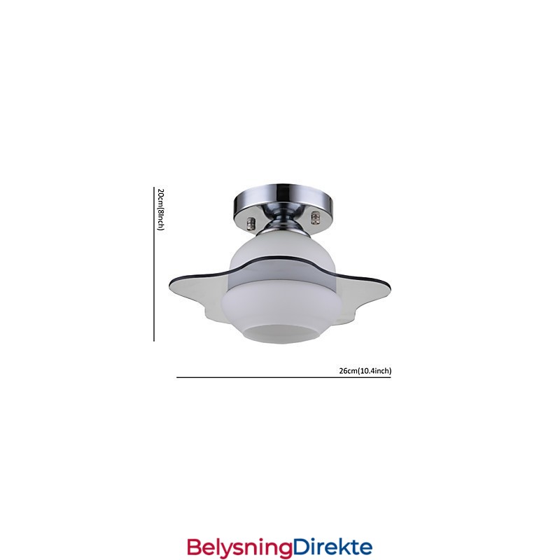 Moderne Taklampe For Innfelling, 1 Lys, Moderne Metall