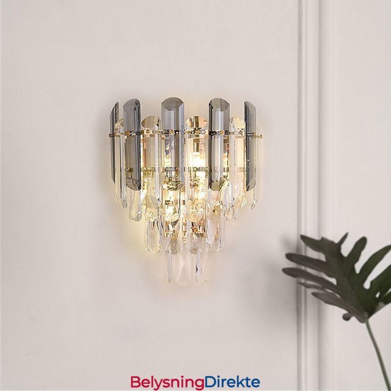 Europeiske Vegglamper Krystallvegglamper Baderom