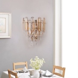 Europeiske Vegglamper Krystallvegglamper Baderom