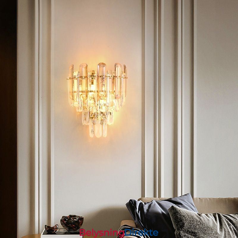 Europeiske Vegglamper Krystallvegglamper Baderom